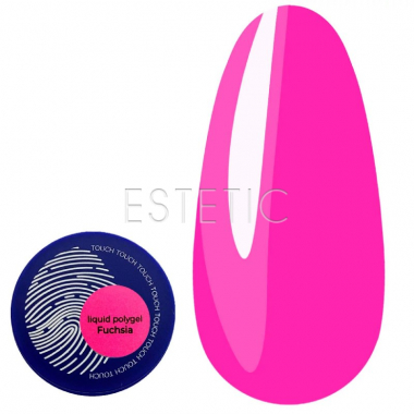 Жидкий полигель Touch Liquid polygel Fuchsia, 15 мл