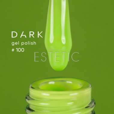 Гель-лак Dark gel polish 100 яркий салатовый, 6 мл