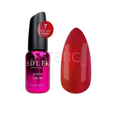 Гель-лак Edlen Impress cat eye 7, 9 мл кришталеве котяче око