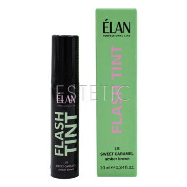 Система прямой окраски бровей ELAN Flash Tint 15 Sweet Caramel, 10 мл