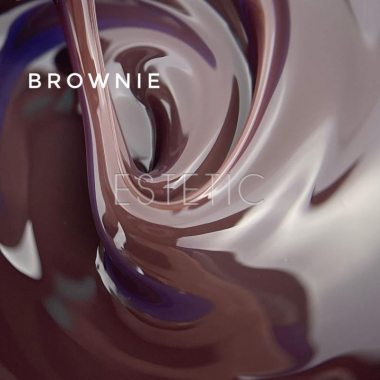 Гель для нарощування Touch Builder Gel Brownie коричневий темний шоколад, 30 мл