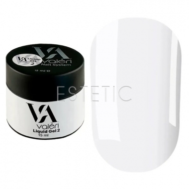 Рідкий гель Valeri Liquid Gel 002 молочний, 15 мл