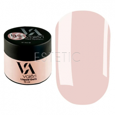 Рідкий гель Valeri Liquid Gel 005 тілесний бежево-рожевий , 15 мл