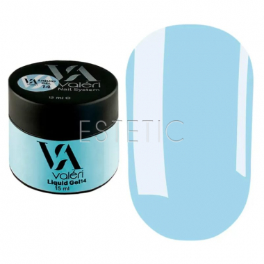 Рідкий гель Valeri Liquid Gel 014 блакитний, 15 мл