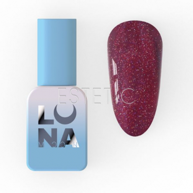 Гель-лак LUNA Color №229 пурпурный с розово-голубыми блесточками,8 мл