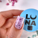 Фото 3 - Гель для нігтів Lunamoon Flower Gel №2 Flower Gel №2 молочно-бузковий з бузковими сухоцвітами, 15 мл