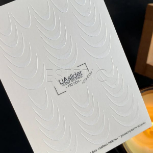 UA Slider Слайдери для нігтів без зайвої плівки NC 004 лунки, френч