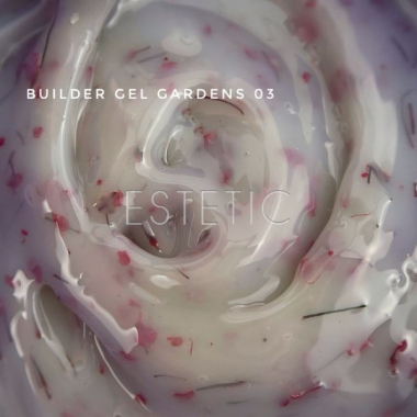 Билдер гель с сухоцветами Touch Builder Gel Gardens 03, 15 мл