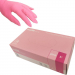 Фото 1 - Рукавички нітрилові easyCARE Pink рожеві, 4 г, р.S, 100 шт пачка