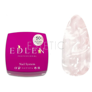 Гель для ногтей EDLEN Builder gel №50 Pearl жемчужный,15 мл