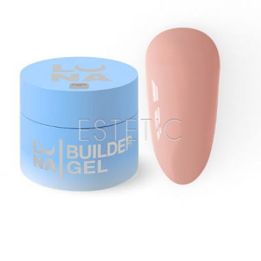 Гель Lunamoon Premium Gel 28 для наращивания нежный натуральный,15 мл
