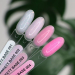 Фото 3 - База для гель-лаку Komilfo Sweety Base 002 ніжно-рожева з поталлю золото хамелеон, 8 мл