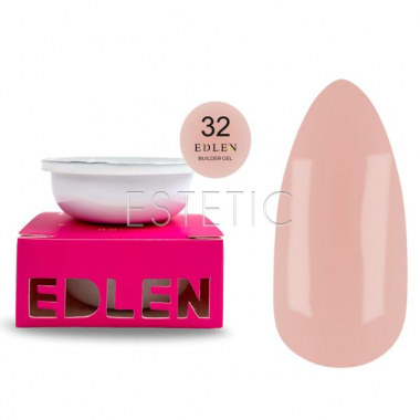Гель для ногтей EDLEN Builder gel 32 Office, сменный картридж, 15 мл