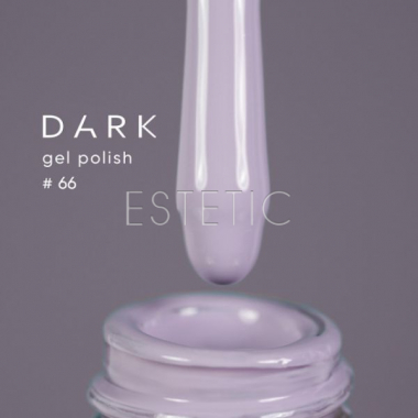 Гель-лак Dark gel polish  66 світлий ніжний сіро-ліловий, 6 мл
