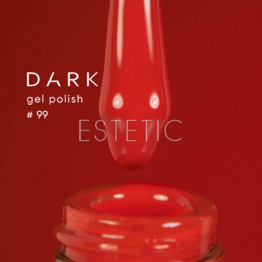 Гель-лак Dark gel polish  99 оранжевый, 6 мл