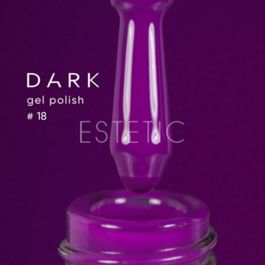 Гель-лак Dark gel polish  18 фиолетовый, 6 мл