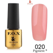 Гель-лак F.O.X Pigment №020 (бежево-персиковий, емаль), 6 мл