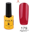 Гель-лак F.O.X Pigment №179 (темно-червоний, емаль), 12 мл