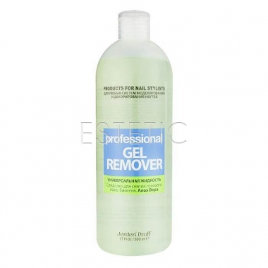 Jerden Proff Gel Remover - Средство для снятия гель-лака, биогеля АЛОЭ ВЕРА, 500 мл