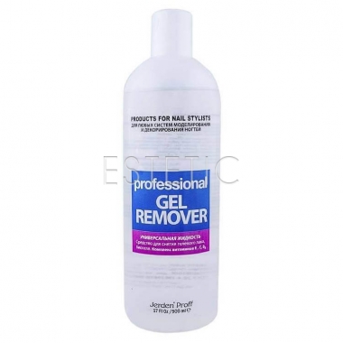 Jerden Proff Gel Remover - Средство для снятия гель-лака, биогеля КОМПЛЕКС ВИТАМИНОВ, 500 мл
