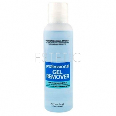 Jerden Proff Gel Remover - Средство для снятия гель-лака, биогеля МОРСКИЕ МИНЕРАЛЫ, 150 мл