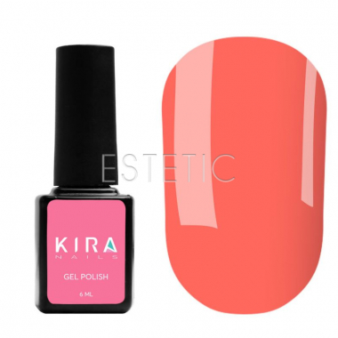 Гель-лак Kira Nails №018 (світлий кораловий, емаль), 6 мл