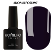Гель-лак Komilfo Deluxe Series №D297 (темно-синій, емаль), 8 мл