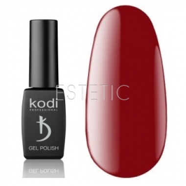 Гель-лак Kodi Professional № R100 (темный красный, эмаль), 8 мл