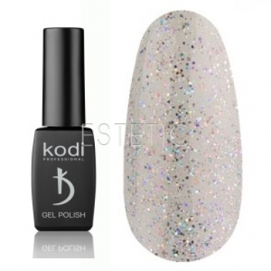 Гель-лак Kodi Professional № SH 70 (голографическое серебро, блестки), 8 мл