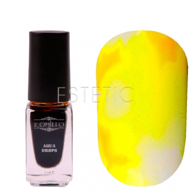 Komilfo Aqua Drops №004 Yellow - Акварельные капли (желтый), 5 мл
