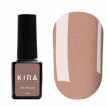 Гель-лак Kira Nails №071 (бежево-коричневый с золотым микроблеском), 6 мл