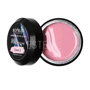 Komilfo Gel Premium Cover2 - гель-преміум камуфлюючий (лососево-рожевий), 15 г