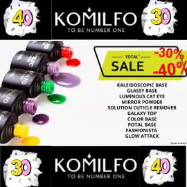 -30%, -40% KOMILFO total SALE!